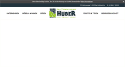 Desktop Screenshot of moebelschreinerei-huber.de