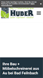 Mobile Screenshot of moebelschreinerei-huber.de